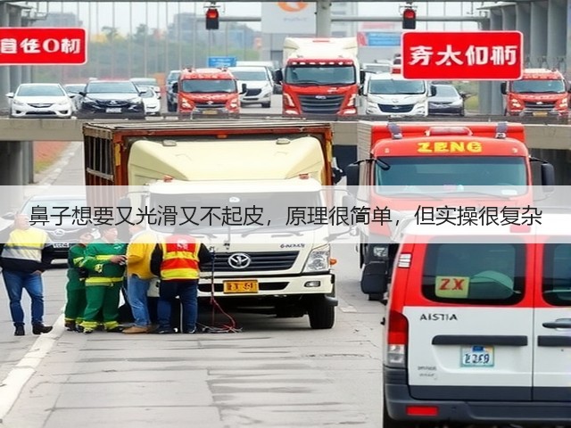 鼻子想要又光滑又不起皮，原理很简单，但实操很复杂(图1)