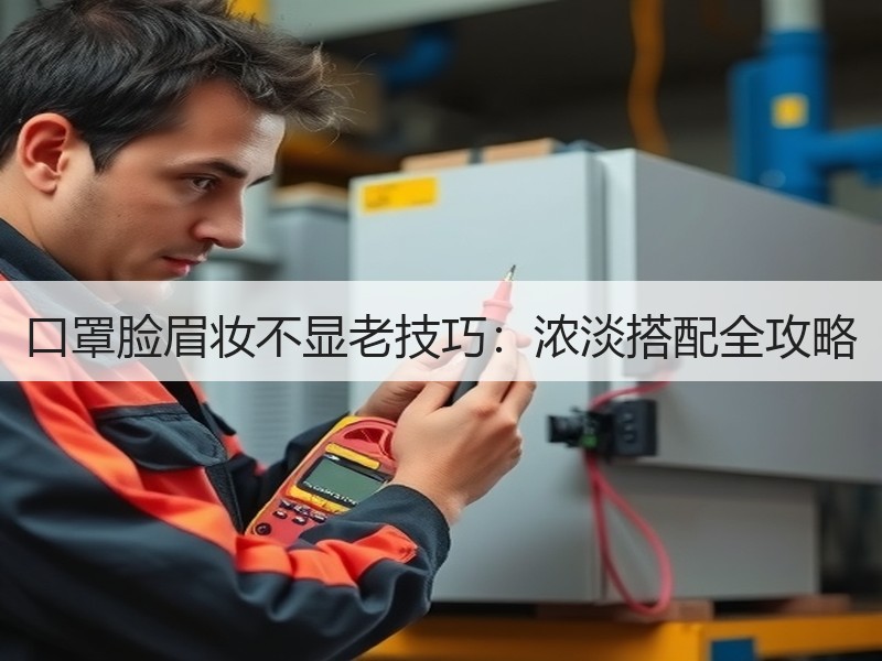 口罩脸眉妆不显老技巧：浓淡搭配全攻略