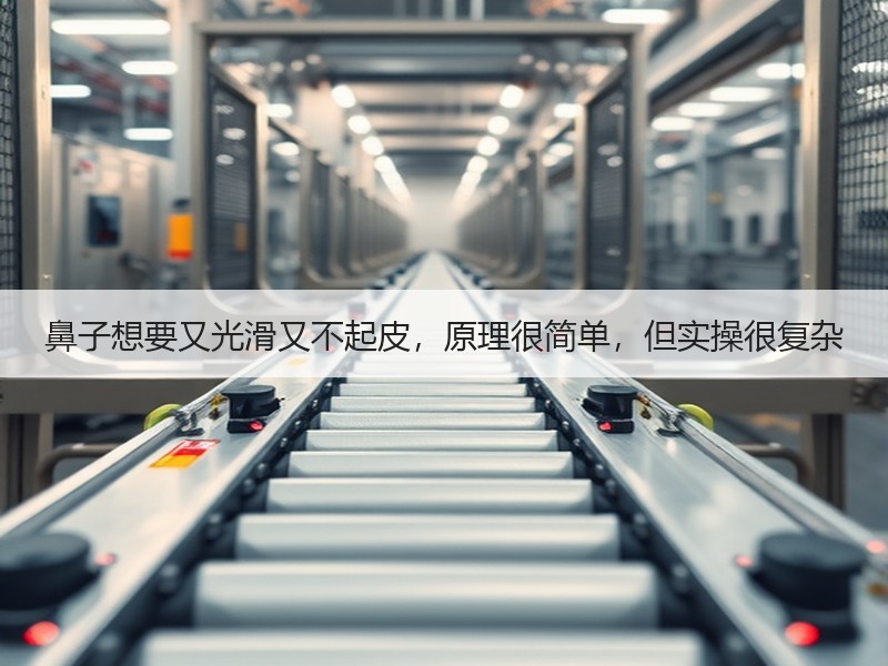 鼻子想要又光滑又不起皮，原理很简单，但实操很复杂