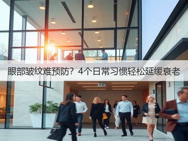 眼部皱纹难预防?4个日常习惯轻松延缓衰老(图1) 眼部皱纹难预防?4个日常习惯轻松延缓衰老(图1)