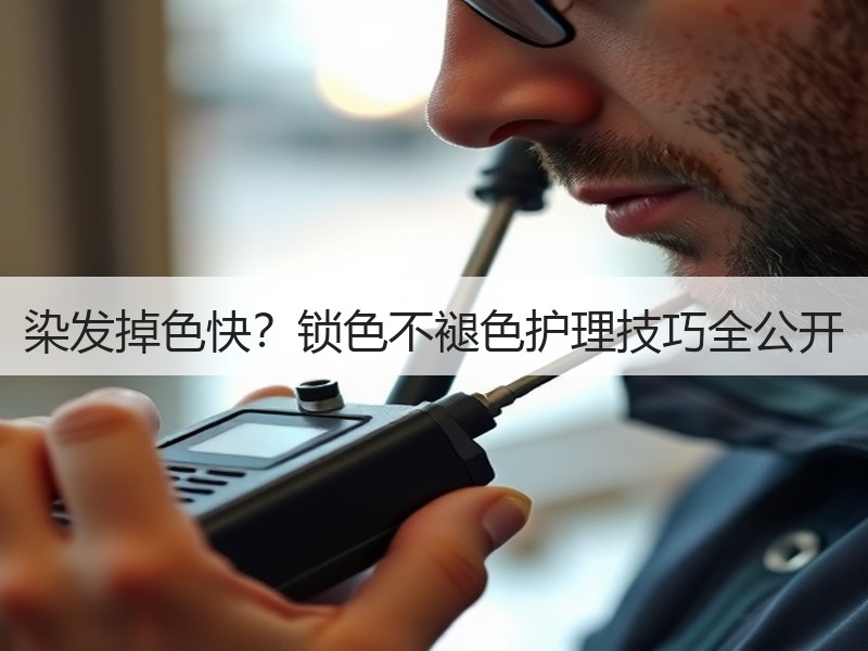 染发掉色快？锁色不褪色护理技巧全公开