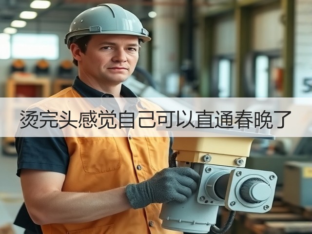 烫完头感觉自己可以直通春晚了(图2) 烫完头感觉自己可以直通春晚了(图2)
