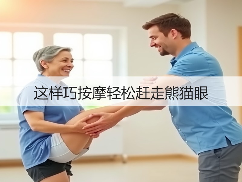 这样巧按摩轻松赶走熊猫眼