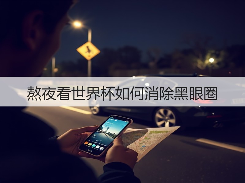 熬夜看世界杯如何消除黑眼圈