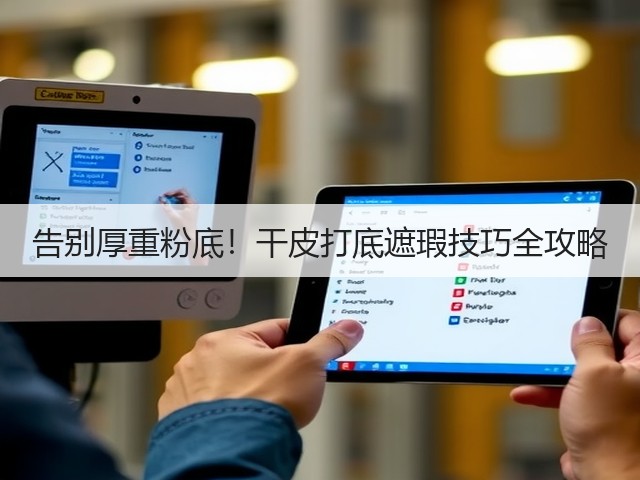 告别厚重粉底！干皮打底遮瑕技巧全攻略(图1)