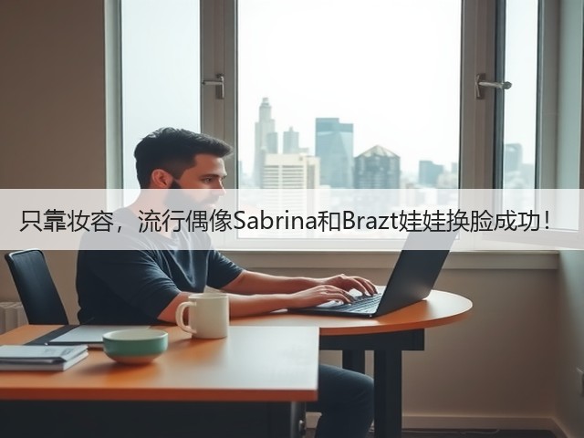 只靠妆容,流行偶像Sabrina和Brazt娃娃换脸成功!(图2) 只靠妆容,流行偶像Sabrina和Brazt娃娃换脸成功!(图2)