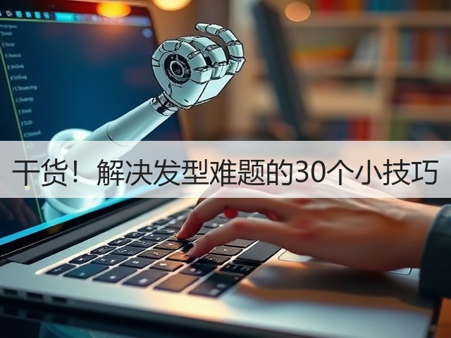 干货！解决发型难题的30个小技巧(图3)