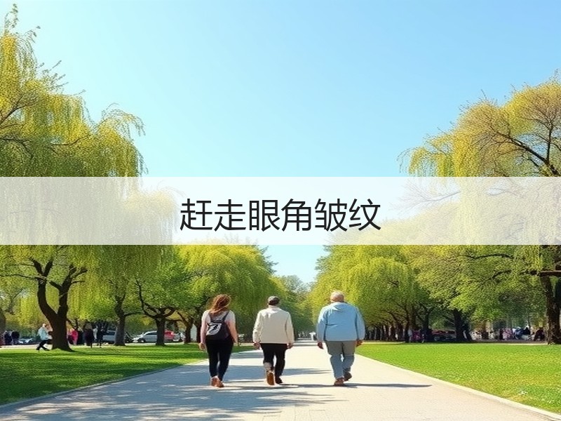 赶走眼角皱纹
