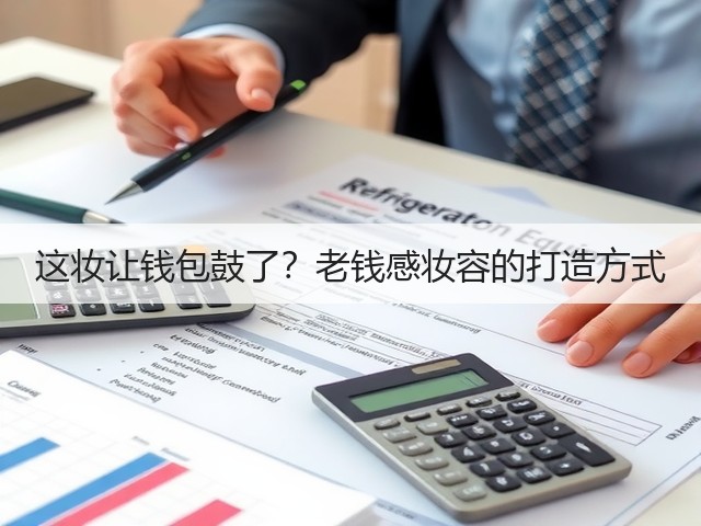 这妆让钱包鼓了？老钱感妆容的打造方式(图3)
