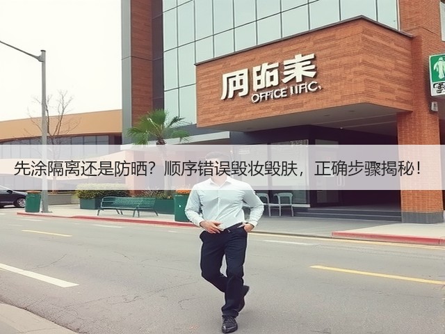 先涂隔离还是防晒？顺序错误毁妆毁肤，正确步骤揭秘！(图1)
