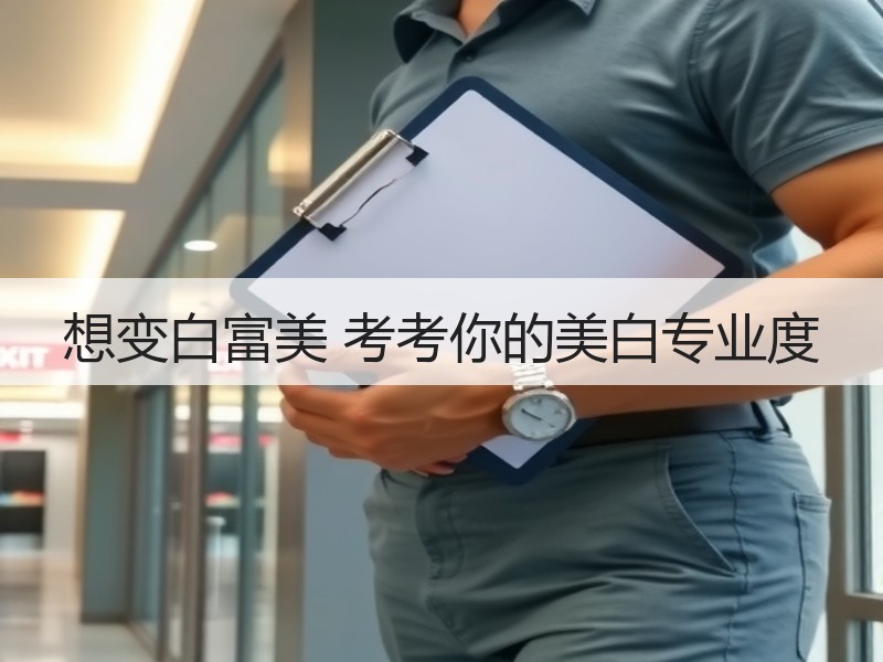 想变白富美 考考你的美白专业度