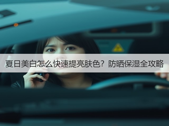 夏日美白怎么快速提亮肤色?防晒保湿全攻略(图1) 夏日美白怎么快速提亮肤色?防晒保湿全攻略(图1)