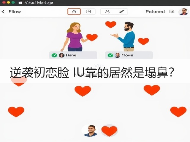 逆袭初恋脸 IU靠的居然是塌鼻？(图1)
