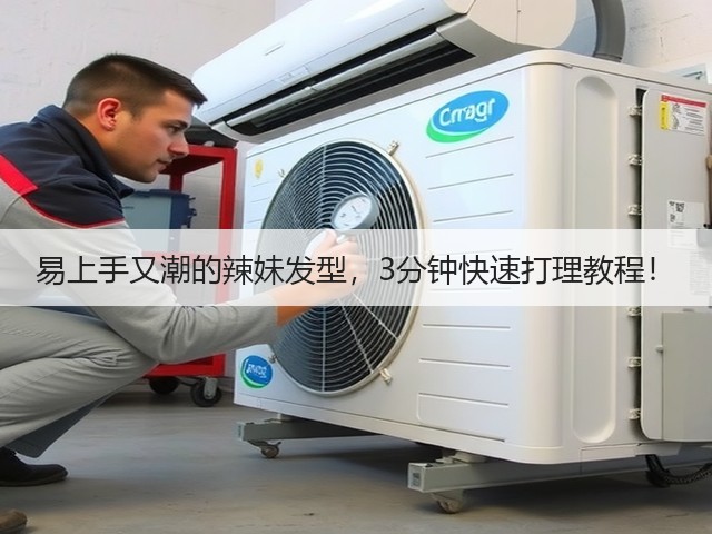 易上手又潮的辣妹发型，3分钟快速打理教程！(图1)