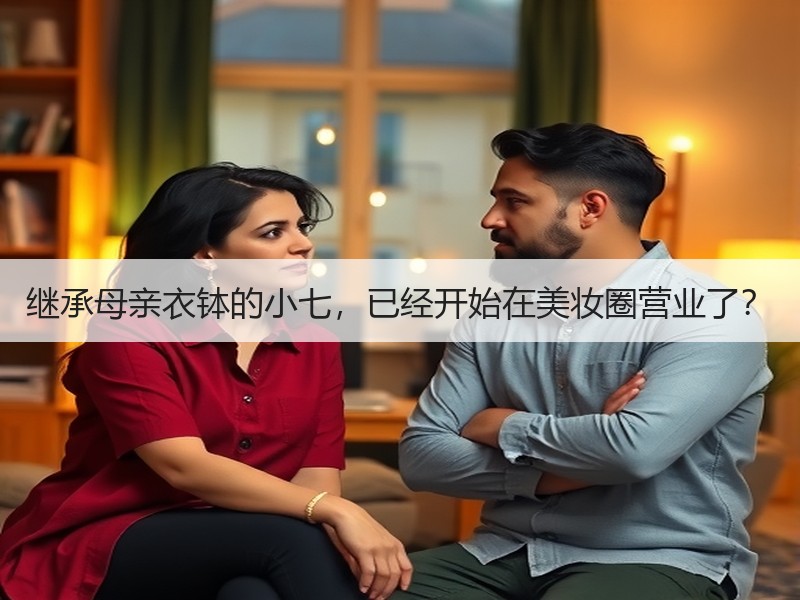 继承母亲衣钵的小七，已经开始在美妆圈营业了？