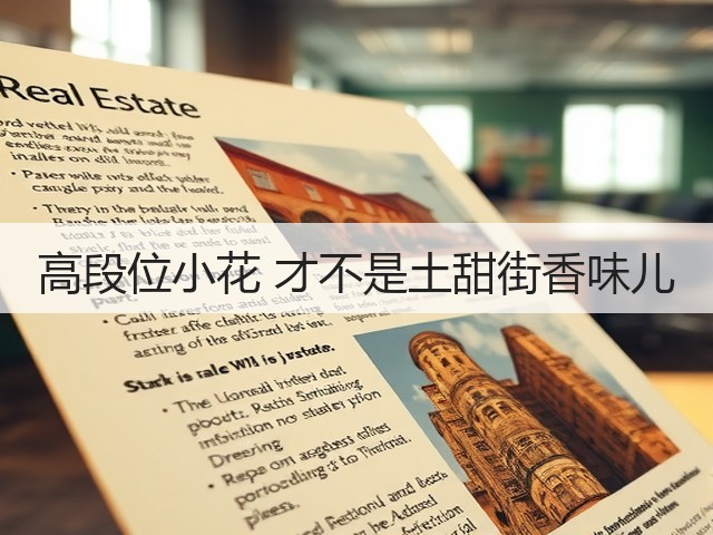 高段位小花 才不是土甜街香味儿(图1)