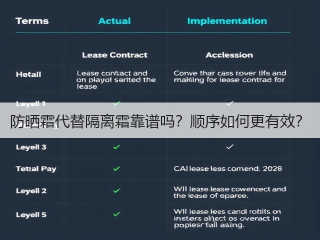 防晒霜代替隔离霜靠谱吗？顺序如何更有效？(图1)
