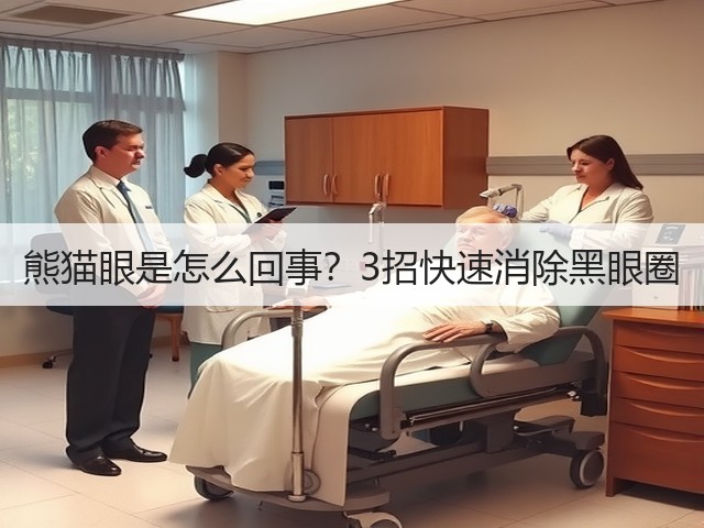 熊猫眼是怎么回事？3招快速消除黑眼圈(图2)
