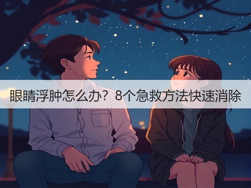 眼睛浮肿怎么办？8个急救方法快速消除
