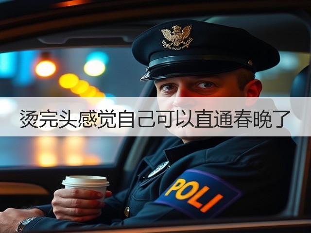 烫完头感觉自己可以直通春晚了(图1) 烫完头感觉自己可以直通春晚了(图1)