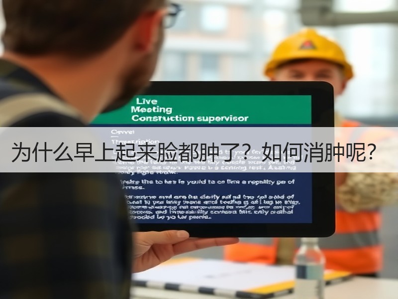 为什么早上起来脸都肿了？如何消肿呢？