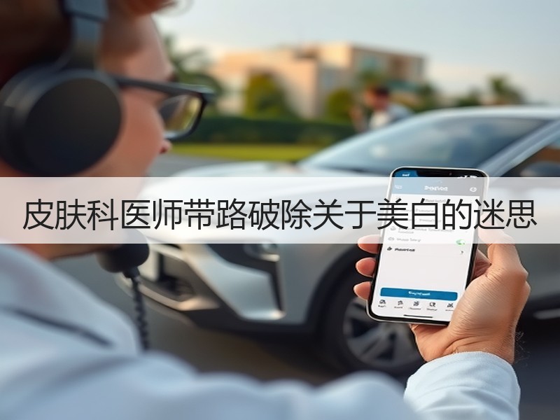 皮肤科医师带路破除关于美白的迷思
