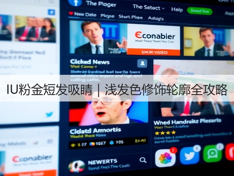 IU粉金短发吸睛｜浅发色修饰轮廓全攻略