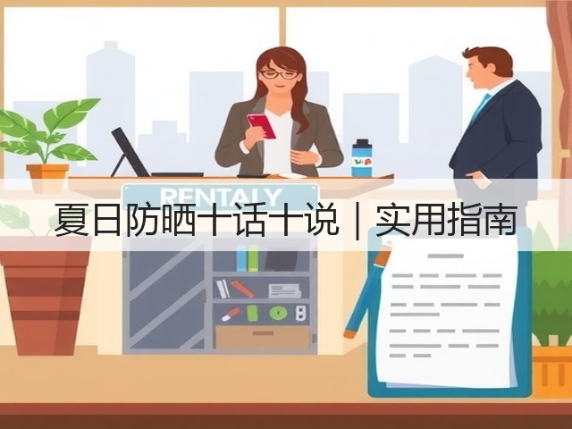 夏日防晒十话十说|实用指南(图1) 夏日防晒十话十说|实用指南(图1)