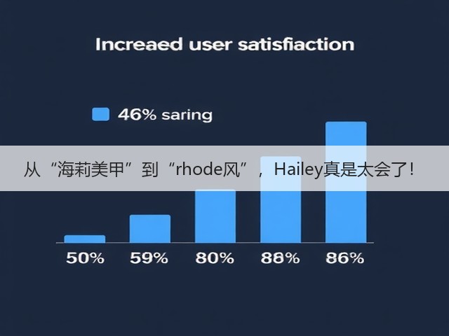 从“海莉美甲”到“rhode风”，Hailey真是太会了！(图3)