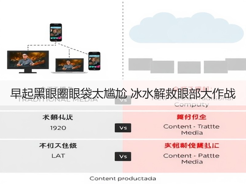 早起黑眼圈眼袋太尴尬 冰水解救眼部大作战