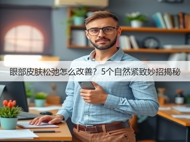 眼部皮肤松弛怎么改善?5个自然紧致妙招揭秘(图2) 眼部皮肤松弛怎么改善?5个自然紧致妙招揭秘(图2)