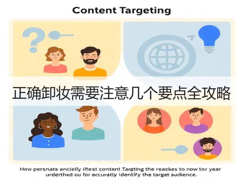 正确卸妆需要注意几个要点全攻略
