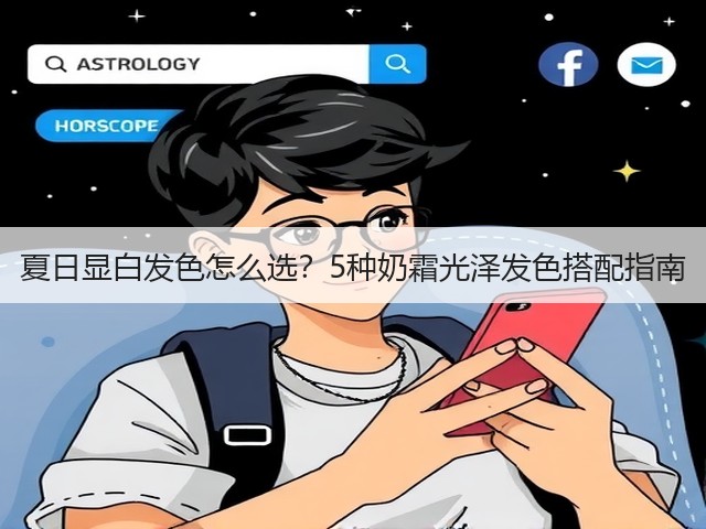 夏日显白发色怎么选?5种奶霜光泽发色搭配指南(图3) 夏日显白发色怎么选?5种奶霜光泽发色搭配指南(图3)