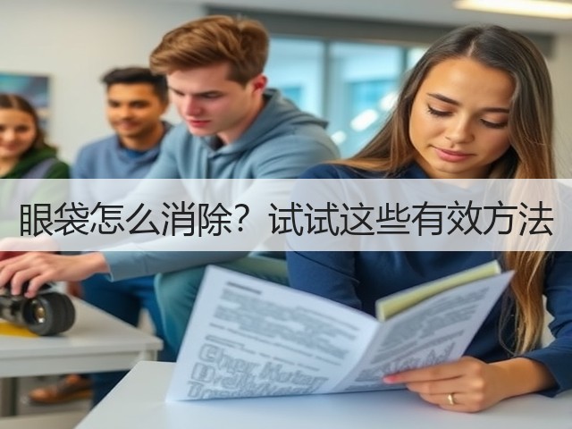 眼袋怎么消除？试试这些有效方法(图1)