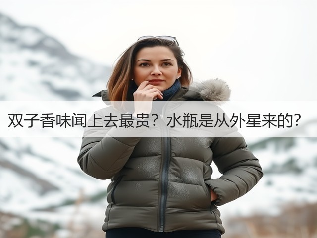 双子香味闻上去最贵?水瓶是从外星来的?(图1) 双子香味闻上去最贵?水瓶是从外星来的?(图1)