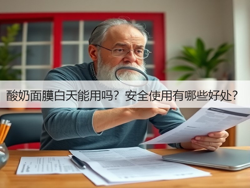 酸奶面膜白天能用吗？安全使用有哪些好处？