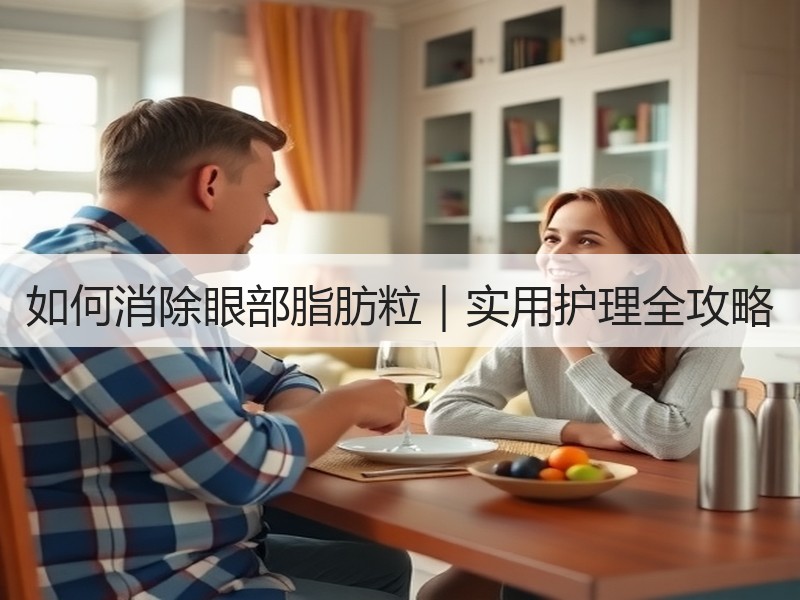 如何消除眼部脂肪粒｜实用护理全攻略