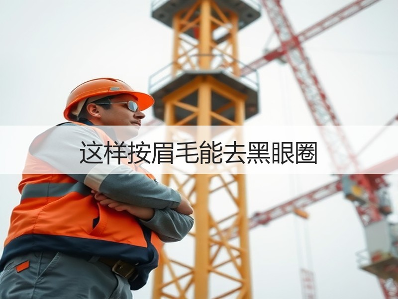 这样按眉毛能去黑眼圈