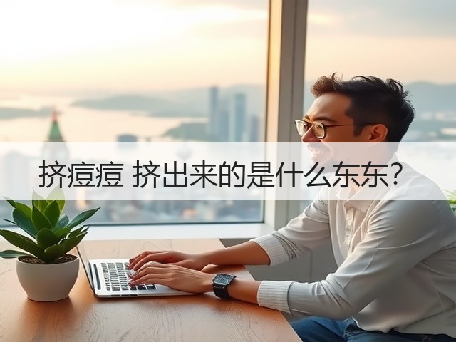 挤痘痘 挤出来的是什么东东?(图1) 挤痘痘 挤出来的是什么东东?(图1)