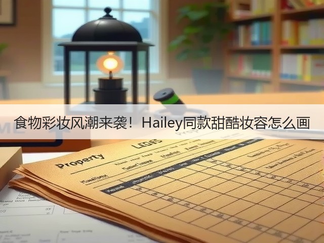 食物彩妆风潮来袭!Hailey同款甜酷妆容怎么画(图3) 食物彩妆风潮来袭!Hailey同款甜酷妆容怎么画(图3)