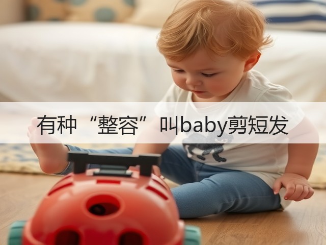 有种“整容”叫baby剪短发(图2)