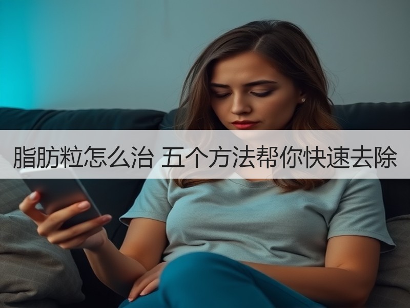 脂肪粒怎么治 五个方法帮你快速去除
