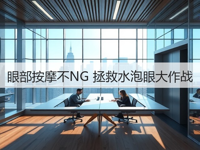 眼部按摩不NG 拯救水泡眼大作战(图2)