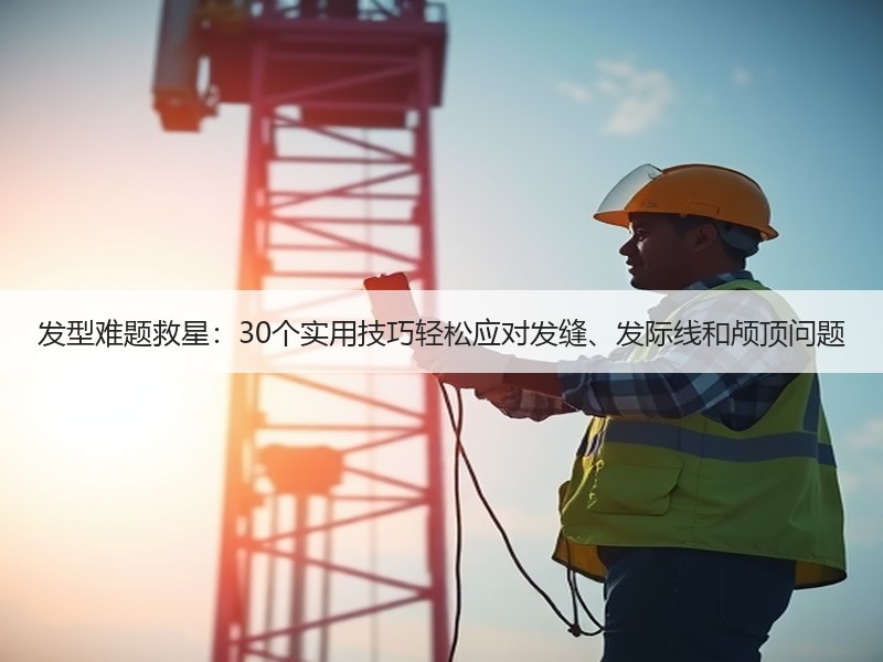 发型难题救星：30个实用技巧轻松应对发缝、发际线和颅顶问题