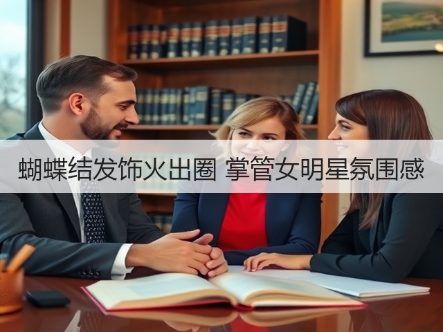 蝴蝶结发饰火出圈 掌管女明星氛围感(图2) 蝴蝶结发饰火出圈 掌管女明星氛围感(图2)