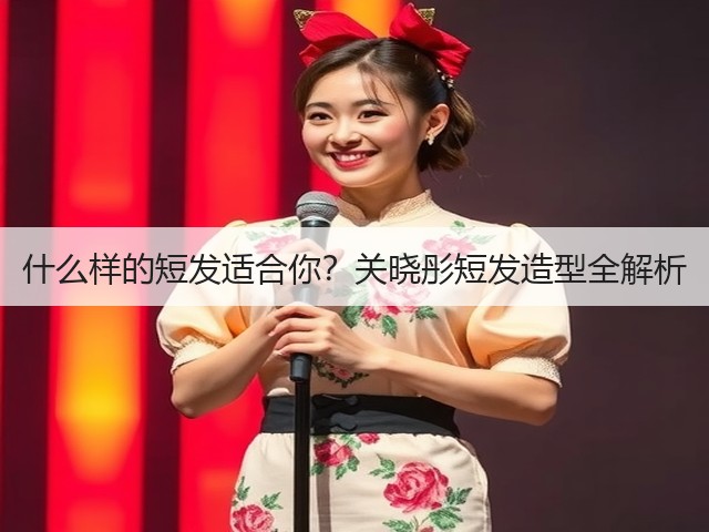什么样的短发适合你?关晓彤短发造型全解析(图2) 什么样的短发适合你?关晓彤短发造型全解析(图2)