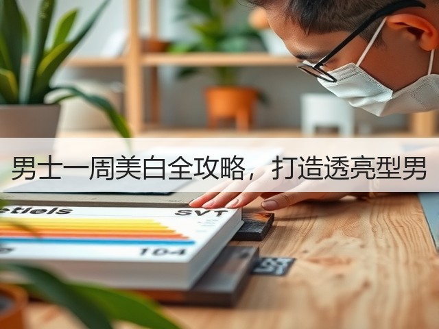 男士一周美白全攻略,打造透亮型男(图2) 男士一周美白全攻略,打造透亮型男(图2)
