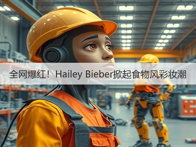 全网爆红！Hailey Bieber掀起食物风彩妆潮(图2)