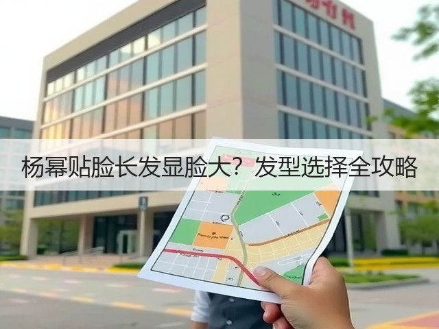 杨幂贴脸长发显脸大？发型选择全攻略(图1)
