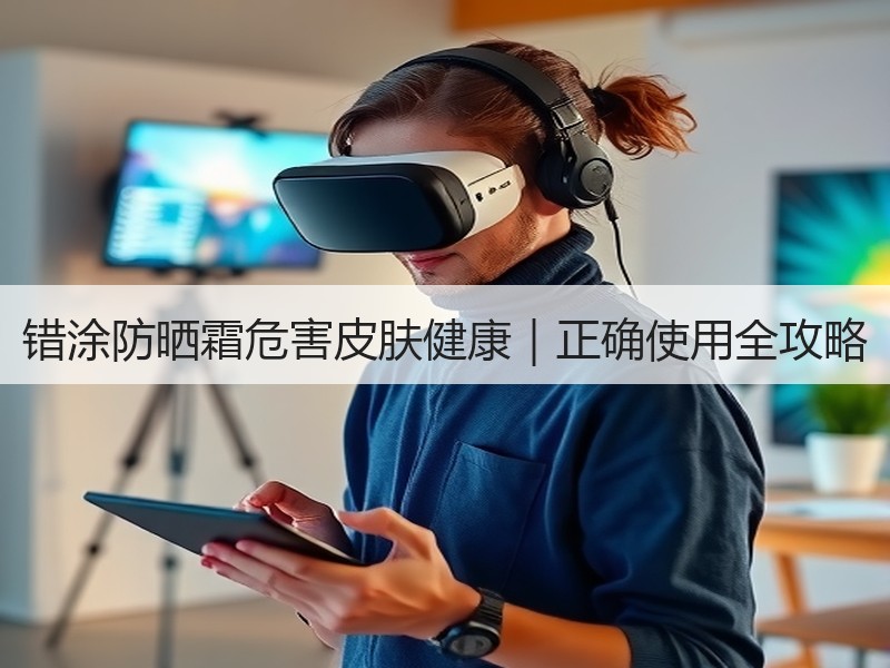错涂防晒霜危害皮肤健康｜正确使用全攻略
